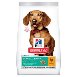 Hill's Adult Perfect Weight Small & Mini met kip hondenvoer 1,5 kg