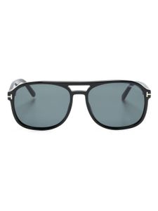 TOM FORD Eyewear lunettes de soleil à monture pilote - Noir