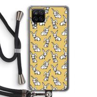 Haas: Samsung Galaxy A12 Transparant Hoesje met koord