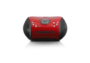 SCD-24 red/black  - Portable radio/recorder SCD-24 red/black