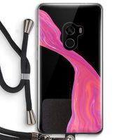 Paarse stroom: Xiaomi Mi Mix 2 Transparant Hoesje met koord