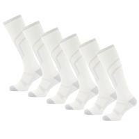 Poederbaas Skisokken Lightweight 6-pack Wit-39/42