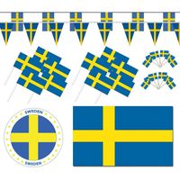 Zweedse decoraties versiering pakket XL   -