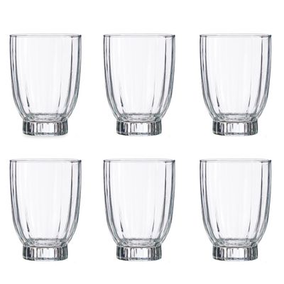 Set van 18x stuks luxe Pasabahce drinkglazen/waterglazen van 330 ML
