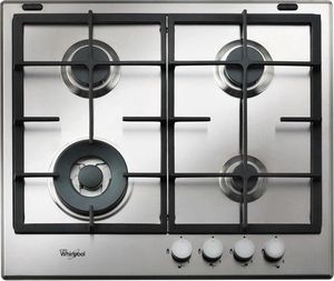 Whirlpool GMA 6422/IX NL Gas inbouwkookplaat Grijs