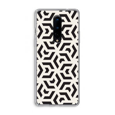 Crazy pattern: OnePlus 8 Transparant Hoesje