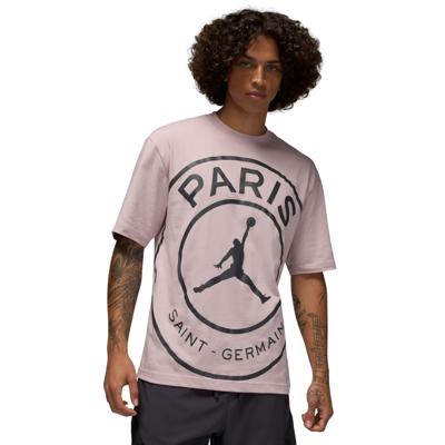 Nike Paris Saint-Germain x Jordan T-Shirt Lichtroze Zwart Nike Paris Saint-Germain x Jordan T-Shirt Lichtroze Zwart
