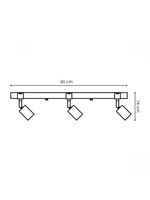 Besselink licht F558040-04 plafondverlichting Antraciet E27 LED A - thumbnail