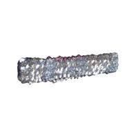 Glitter pailletten disco haarband - zilver - Dames - Carnaval party kleding - Hoofdband