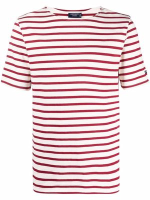 Saint James t-shirt en coton à rayures - Tons neutres