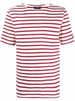 Saint James t-shirt en coton à rayures - Tons neutres