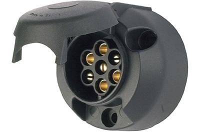 HERTH+BUSS Sockets 7-pin art. with switch-off contact