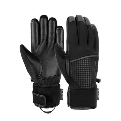 Reusch Mara R-Tex Xt Handschoen Dames Black / Pied De Poule 7,5