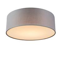 QAZQA Plafondlamp grijs 30 cm incl. LED - Drum LED - thumbnail