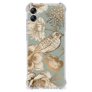 Case voor Samsung Galaxy A04e Vintage Bird Flowers