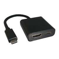 ROLINE 12.03.3211 laptop dock & poortreplicator USB 3.2 Gen 1 (3.1 Gen 1) Type-C Zwart