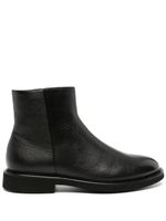 Doucal's bottines en cuir - Noir