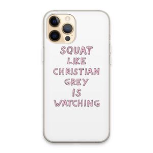 Christian Grey: iPhone 13 Pro Max Transparant Hoesje