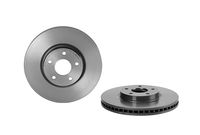 Remschijf COATED DISC LINE BREMBO, Remschijftype: Binnen geventileerd, u.a. für Ford