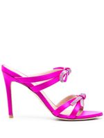 Stuart Weitzman sandales à détail de nœud 100 mm - Rose