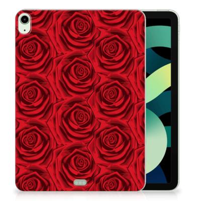 iPad Air (2020/2022) 10.9 inch Siliconen Hoesje Red Roses iPad Air (2020/2022) 10.9 inch Siliconen Hoesje Red Roses