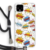 Pow Smack: Pixel 4 XL Transparant Hoesje met koord