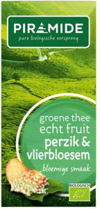 Groene thee perzik vlierbloesem bio