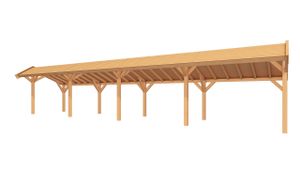 YARD Outdoor SUBLIME Kapschuur - 1400x250 cm Douglashout- Kapschuurdak- - YARD Outdoor