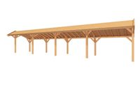 YARD Outdoor SUBLIME Kapschuur - 1400x250 cm Douglashout- Kapschuurdak- - YARD Outdoor