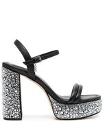 Michael Kors sandales Laci 110 mm à plateforme - Noir