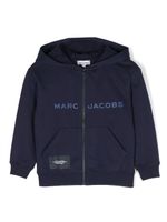 Marc Jacobs Kids veste zippée à logo imprimé - Bleu - thumbnail