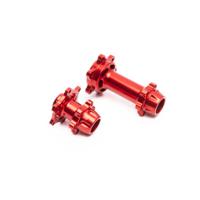 Losi - Aluminium Hub Set, Machined Red: Promoto-MX (LOS362000) - thumbnail