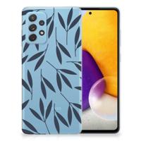 Samsung Galaxy A72 | TPU Case | Leaves Blue