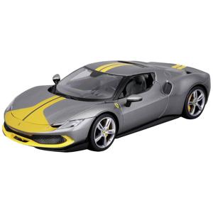 Bburago Ferrari R&P 296GTB Assetto Fiorano, grau/gelb 1:18 Auto