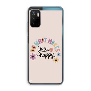 Happy days: Xiaomi Poco M3 Pro 5G Transparant Hoesje