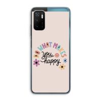 Happy days: Xiaomi Poco M3 Pro 5G Transparant Hoesje