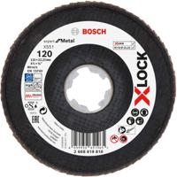 Bosch Accessoires Lamellenschijf X551 115mm G120 Fiber schuin X-LOCK - 2608619810