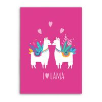 Fleecedeken Lama