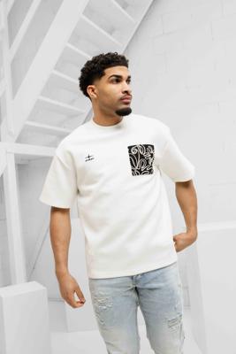 Project X Paris Bandana T-Shirt Heren Gebroken Wit - Maat S - Kleur: Gebroken Wit | Soccerfanshop