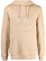 Alpha Tauri hoodie en jersey à logo imprimé - Tons neutres