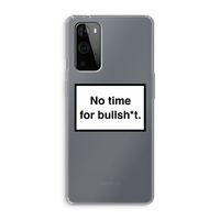 No time: OnePlus 9 Pro Transparant Hoesje