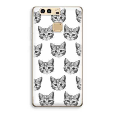 Kitten: Huawei P9 Transparant Hoesje