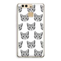 Kitten: Huawei P9 Transparant Hoesje