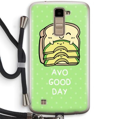 Avo Good Day: LG K10 (2016) Transparant Hoesje met koord