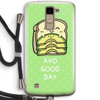 Avo Good Day: LG K10 (2016) Transparant Hoesje met koord