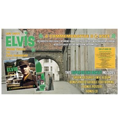 OFF DUTY: ELVIS - FROM TEXAS TO BAD NAUHEIM - BOXSET (Groen Vinyl) LP+CD Version 2