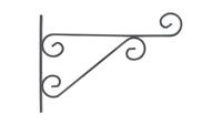Wandhaak L39Cm Rond Ijzer Antraciet - Artevasi