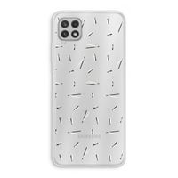 Hipster stripes: Samsung Galaxy A22 4G Transparant Hoesje