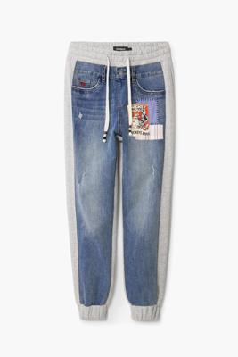 Jogger gecombineerd Mickey Mouse - BLUE - S