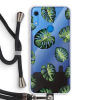 Tropische bladeren: Huawei Y6s Transparant Hoesje met koord Tropische bladeren: Huawei Y6s Transparant Hoesje met koord